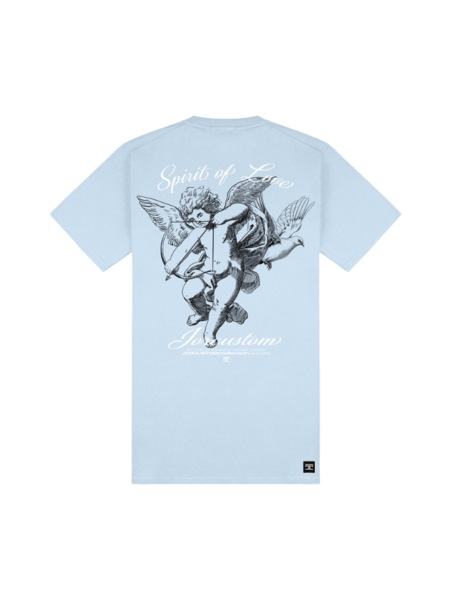 JorCustom Spirit Of Love Slim Fit T-Shirt SS24 - Light Blue