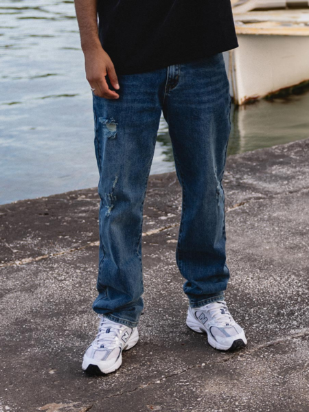 JorCustom JorCustom Straight Fit Jeans - Blue