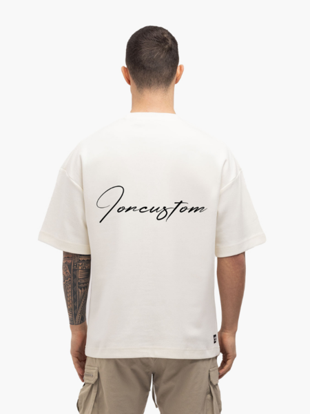 JorCustom JorCustom Written Oversized T-Shirt SS24 - White