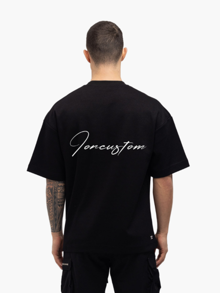 JorCustom JorCustom Written Oversized T-Shirt SS24 - Black