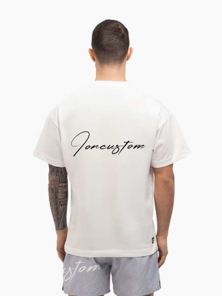 JorCustom JorCustom Written Loose T-Shirt SS24 - White