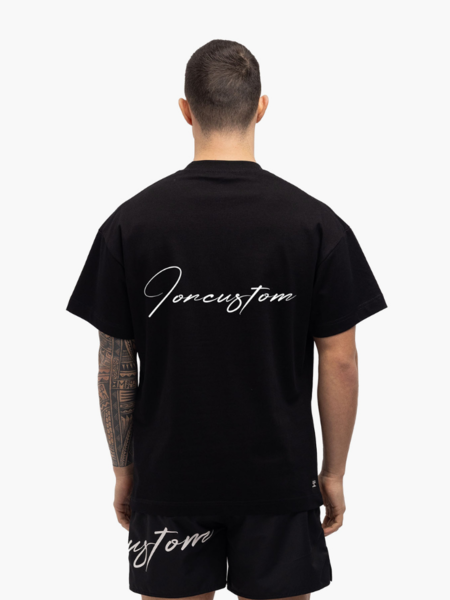 JorCustom JorCustom Written Loose T-Shirt SS24 - Black