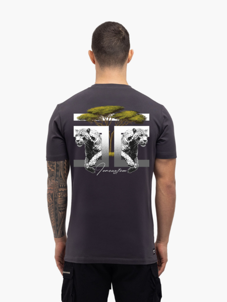 JorCustom JorCustom Safari Slim Fit T-Shirt SS24 - Dark Grey