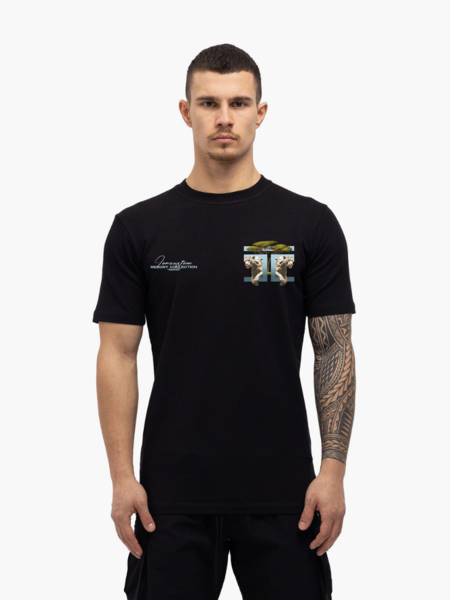 JorCustom JorCustom Safari Slim Fit T-Shirt SS24 - Black
