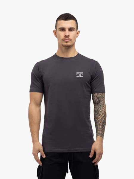 JorCustom JorCustom Lion Slim Fit T-Shirt SS24 - Dark Grey