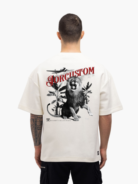 JorCustom JorCustom Lion Oversized T-Shirt SS24 - White