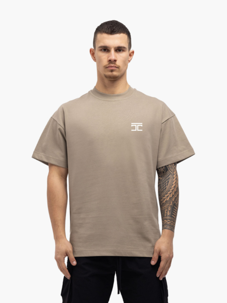 JorCustom JorCustom Lion Loose Fit T-Shirt SS24 - Fog