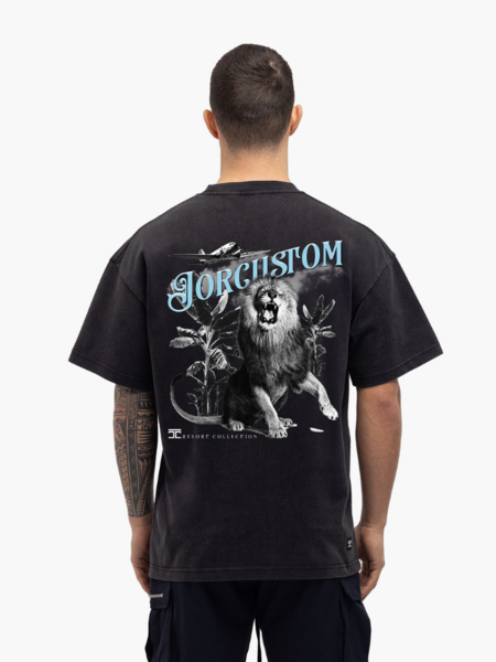 JorCustom JorCustom Lion Loose Fit T-Shirt SS24 - Black