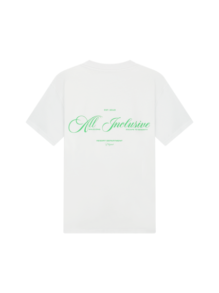 Malelions Resort T-Shirt - White/Green