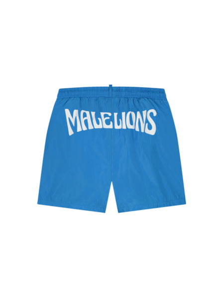 Malelions Boxer 2.0 Swimshort - Blue/White