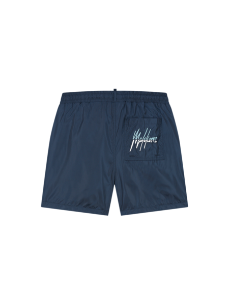 Malelions Malelions Split Swimshort - Navy/Light Blue