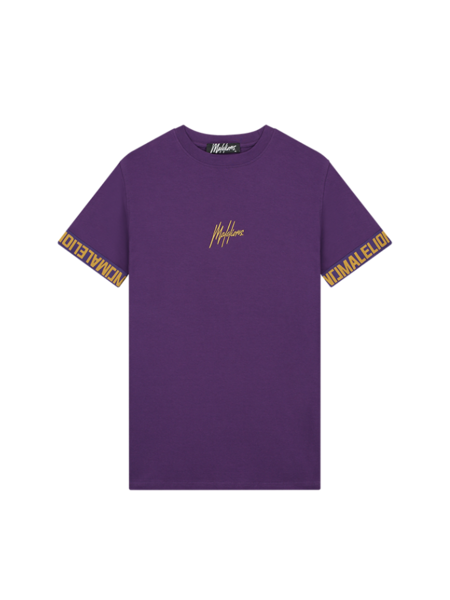 Malelions Venetian T-Shirt - Purple/Gold