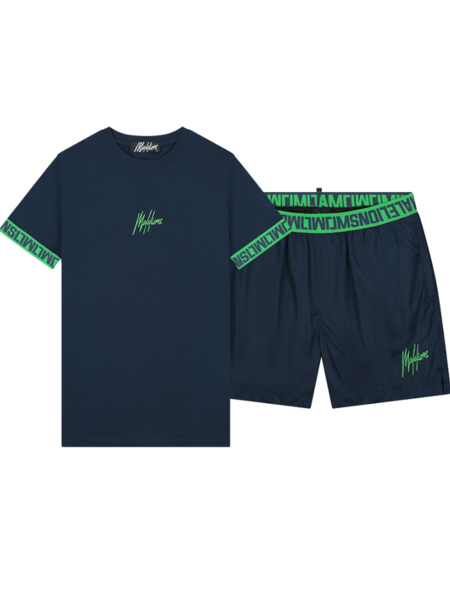 Malelions Venetian Combi-set - Navy/Green