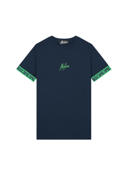 Malelions Malelions Venetian T-Shirt - Navy/Green