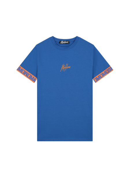 Malelions Venetian T-Shirt - Cobalt/Orange