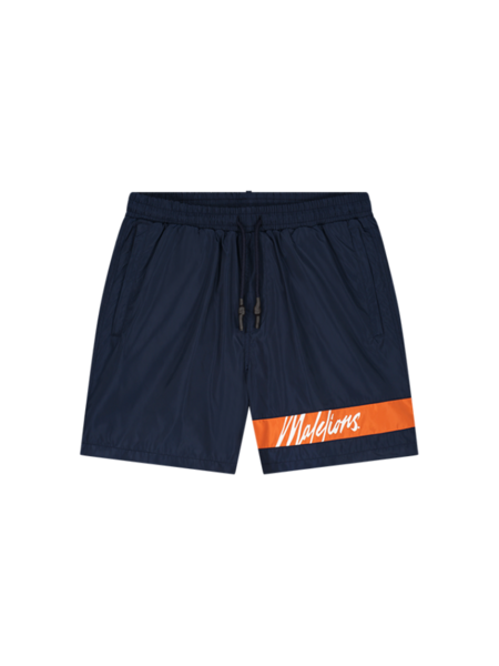 Malelions Captain Swimshort - Navy/Orange