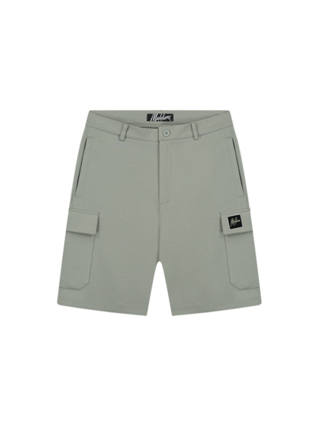 Malelions Signature Patch Cargo Shorts - Dry Sage
