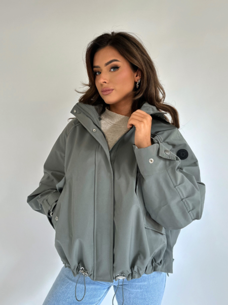 Airforce Women Oversized Softshell Jacket - Castor Grey