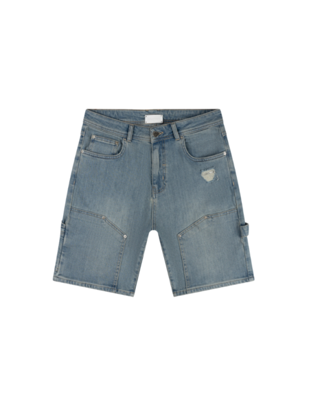Croyez CH2 Carpenter Denim Shorts - Dust Blue