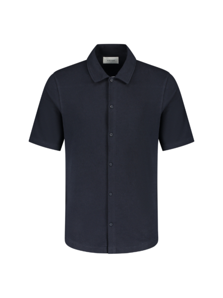 Pure Path Short Sleeve Jersey Shirt - Navy