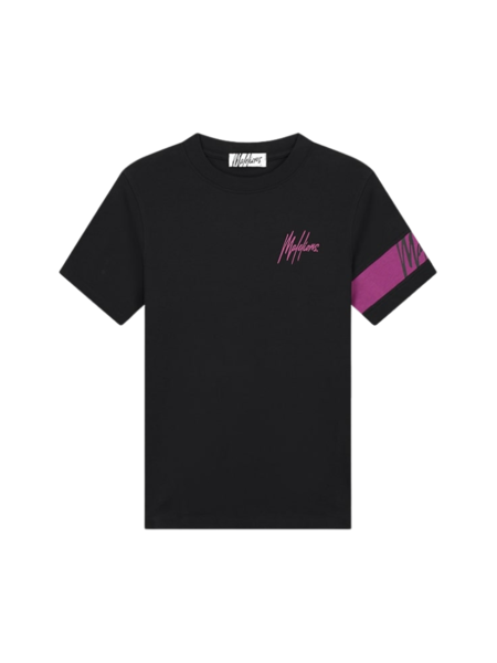 Malelions Women Captain T-Shirt - Black/Grape