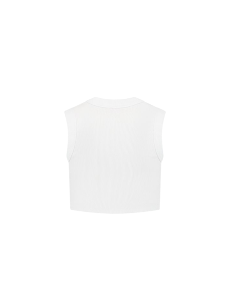 Malelions Malelions Women Signature Crop Top - White