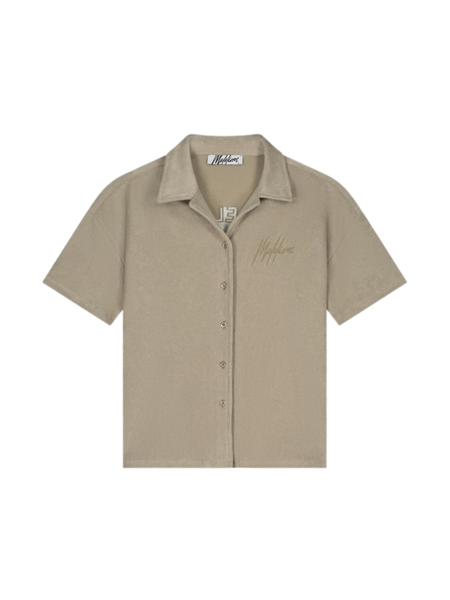 Malelions Women Terry Paradise Shirt - Taupe