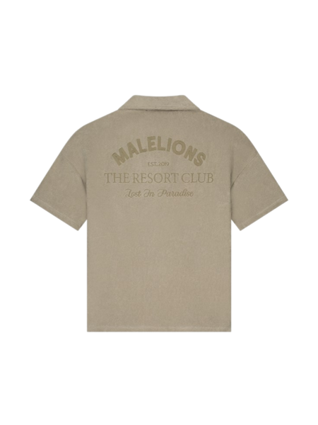 Malelions Malelions Women Terry Paradise Shirt - Taupe