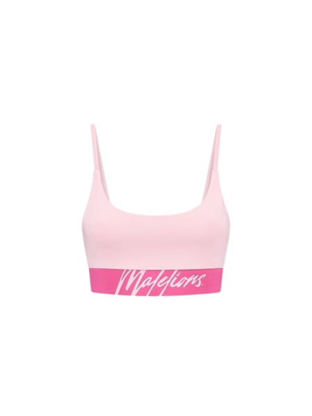 Malelions Women Captain Top - Light Pink/Hot Pink