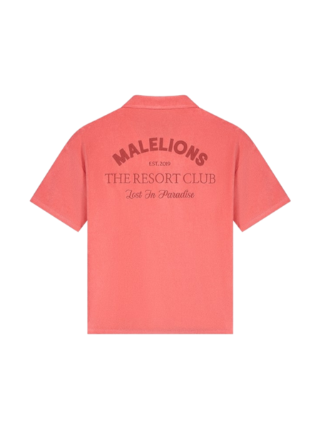 Malelions Malelions Women Terry Paradise Shirt - Coral