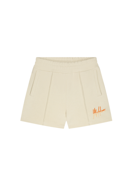 Malelions Women Kiki Shorts - Beige/Orange
