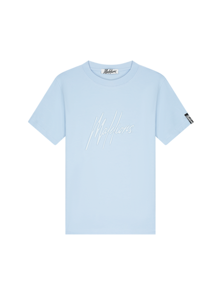 Malelions Women Essentials T-Shirt - Light Blue