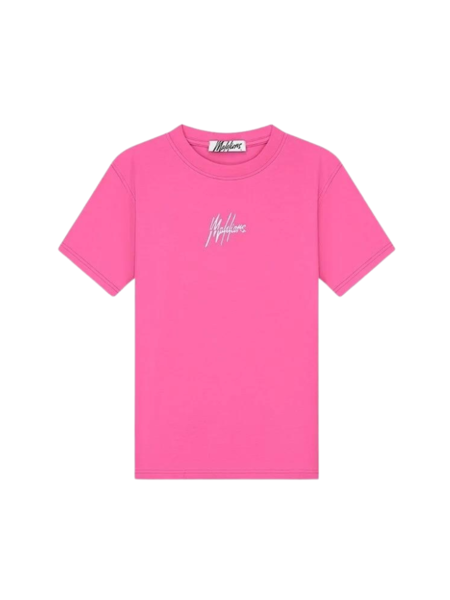Malelions Malelions Women Kiki T-Shirt - Hot Pink/Light Pink