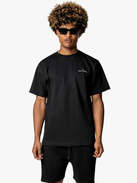 Quotrell Tropics T-Shirt - Black/White