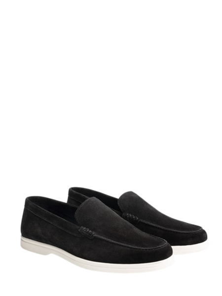 Malelions Low Top Signature Loafers - Black