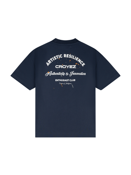 Croyez Enthusiast Club T-Shirt - Blue/White