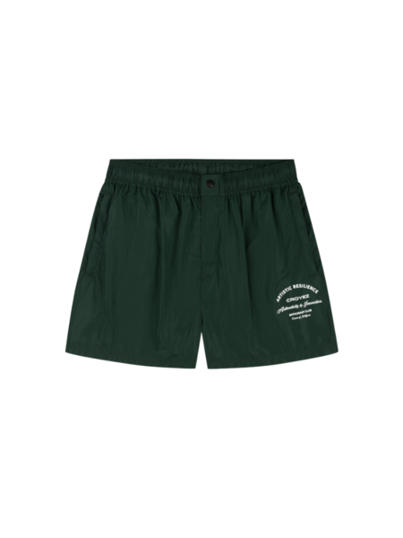 Croyez Enthusiast Club Swim Shorts - Dark Green