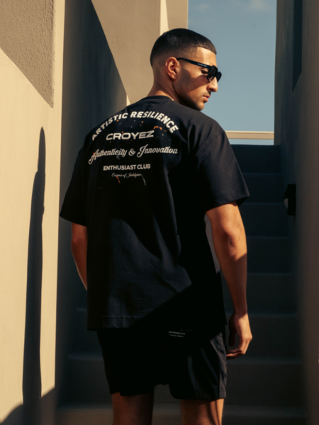 Croyez Croyez Enthusiast Club T-Shirt - Vintage Black