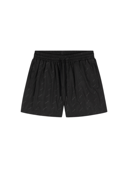 Croyez Allover Swim Shorts - Black