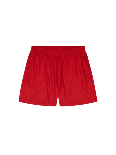 Croyez Allover Swim Shorts - Red