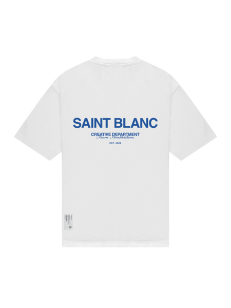 Saint Blanc Saint Blanc No.1 Tee - Bright White/Skydiver