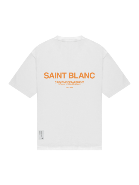 Saint Blanc No.1 Tee - Bright White/Abricot