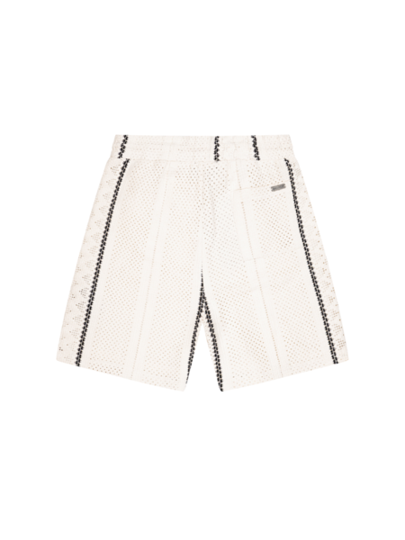 Quotrell Quotrell Granada Shorts - Off White/Black