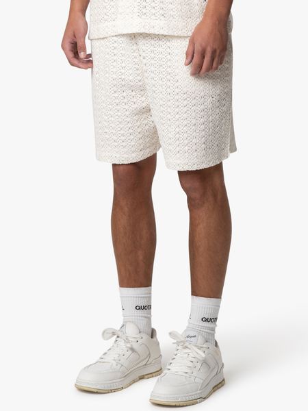 Quotrell Segovia Shorts - off white