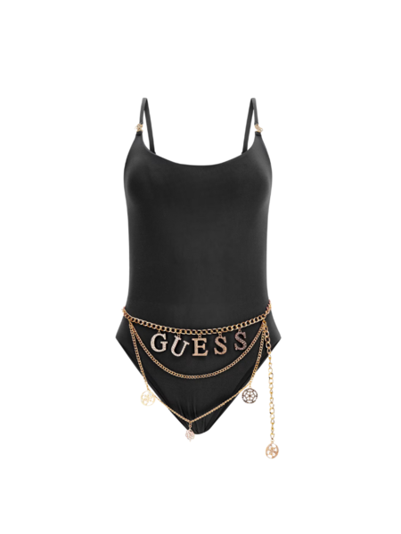 Guess One Piece With Belt - Jet Black