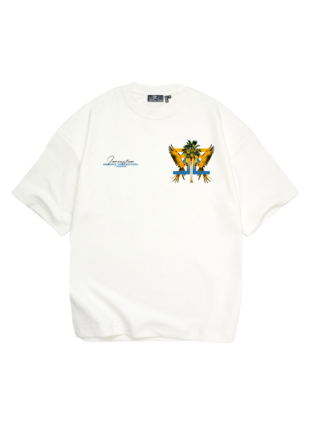 JorCustom Tropics Oversized T-Shirt SS24 - White