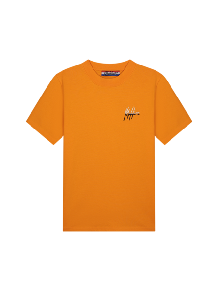 Malelions Malelions EK2024 Regular Split T-Shirt - Orange/Black