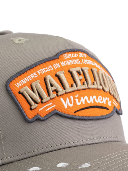 Malelions Malelions Baseball Patch Cap - Grey/Orange
