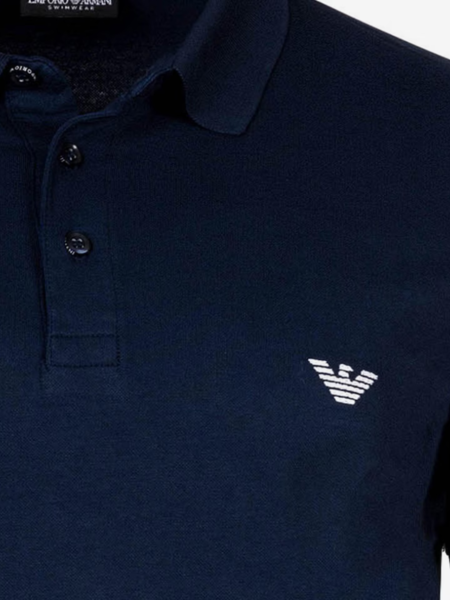 Emporio Armani Emporio Armani Embroidery Logo Polo - Blue Navy