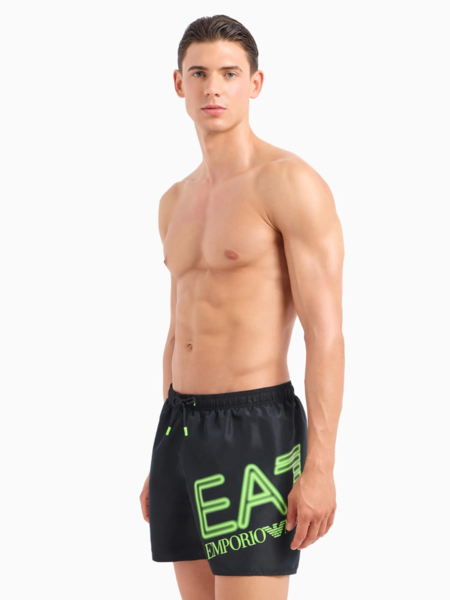 EA7 EA7 Oversized Logo Swimshort - Nero